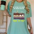 Sorry My Fault Earthquake Tectonic Plate Science Teacher Pun Women's Comfort Colors T-Shirt Chalky Mint Sorry My Fault Earthquake Tectonic Plate Science Teacher Pun Women's Comfort Colors T-Shirt Chalky Mint