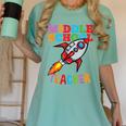 Space Middle School Teacher Back To School Men Women Kids Women's Comfort Colors T-Shirt Chalky Mint Space Middle School Teacher Back To School Men Women Kids Women's Comfort Colors T-Shirt Chalky Mint