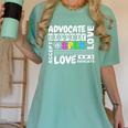 Special Education Advocate Love Support SPED Teacher Women's Comfort Colors T-Shirt Chalky Mint Special Education Advocate Love Support SPED Teacher Women's Comfort Colors T-Shirt Chalky Mint