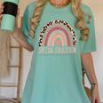 Special Education Shirt Teacher SPED Leopard Boho Rainbow Women's Comfort Colors T-Shirt Chalky Mint