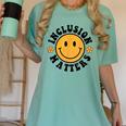 Special Education Teacher Autism Awareness Inclusion Matters Women's Comfort Colors T-Shirt Chalky Mint