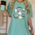 Special Education Teacher Halloween Pumpkin Ghost Inclusion Women's Comfort Colors T-Shirt Chalky Mint Special Education Teacher Halloween Pumpkin Ghost Inclusion Women's Comfort Colors T-Shirt Chalky Mint