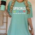 Specials The Best Part Of The Day Men Women Teacher Women's Comfort Colors T-Shirt Chalky Mint Specials The Best Part Of The Day Men Women Teacher Women's Comfort Colors T-Shirt Chalky Mint