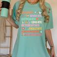 SPED Caffeinate Advocate Laminate Educate Teacher Facilitate For Men Women Women's Comfort Colors T-Shirt Chalky Mint SPED Caffeinate Advocate Laminate Educate Teacher Facilitate For Men Women Women's Comfort Colors T-Shirt Chalky Mint