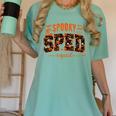 Sped Squad Team Special Education Teacher Halloween Women's Comfort Colors T-Shirt Chalky Mint Sped Squad Team Special Education Teacher Halloween Women's Comfort Colors T-Shirt Chalky Mint