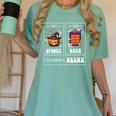 Sped Teacher Halloween First Spooky Then Data Sped Ed Team Women's Comfort Colors T-Shirt Chalky Mint