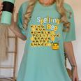 Spelling Bee Kind Positive Kindness Women Teacher Women's Comfort Colors T-Shirt Chalky Mint Spelling Bee Kind Positive Kindness Women Teacher Women's Comfort Colors T-Shirt Chalky Mint