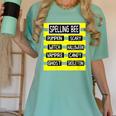 Spelling Bee Pun Halloween Costume For Teachers Women's Comfort Colors T-Shirt Chalky Mint