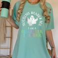 This Is My Spooky COMPUTER TEACHER Costume Don't Scare Me Women's Comfort Colors T-Shirt Chalky Mint