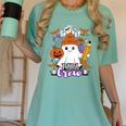 Spooky Para Crew Ghost Halloween Paraprofessional Teacher Women's Comfort Colors T-Shirt Chalky Mint Spooky Para Crew Ghost Halloween Paraprofessional Teacher Women's Comfort Colors T-Shirt Chalky Mint