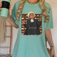 St Jean Baptiste De La Salle Patron Saint Education Teachers Women's Comfort Colors T-Shirt Chalky Mint