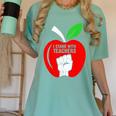 I Stand With Teachers Tshirt Women's Comfort Colors T-Shirt Chalky Mint I Stand With Teachers Tshirt Women's Comfort Colors T-Shirt Chalky Mint