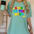 Star Of The Week Cheerful Recognition Student Teachers Class Men Women Kids Women's Comfort Colors T-Shirt Chalky Mint