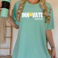 STEAM Teacher Back To School STEM Innovate Science For Men Women Kids Women's Comfort Colors T-Shirt Chalky Mint STEAM Teacher Back To School STEM Innovate Science For Men Women Kids Women's Comfort Colors T-Shirt Chalky Mint