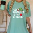 My Students Stole My Heart School Teacher Christmas Men Women Kids Women's Comfort Colors T-Shirt Chalky Mint My Students Stole My Heart School Teacher Christmas Men Women Kids Women's Comfort Colors T-Shirt Chalky Mint