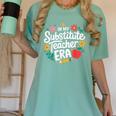 In My Substitute Teacher Era Women's Comfort Colors T-Shirt Chalky Mint In My Substitute Teacher Era Women's Comfort Colors T-Shirt Chalky Mint