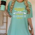 Sunday School Teacher TShirt Miracle Worker Women's Comfort Colors T-Shirt Chalky Mint Sunday School Teacher TShirt Miracle Worker Women's Comfort Colors T-Shirt Chalky Mint