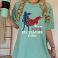 This Is My Super ESL Teacher Costume Lazy Halloween Women's Comfort Colors T-Shirt Chalky Mint This Is My Super ESL Teacher Costume Lazy Halloween Women's Comfort Colors T-Shirt Chalky Mint