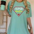 Super Heroe Maestra Espanol Spanish Super Teacher Women's Comfort Colors T-Shirt Chalky Mint