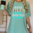 Super Teacher By Day Super Tired By Night Superhero Teacher Men Women Women's Comfort Colors T-Shirt Chalky Mint