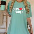 Support Squad Cute Heart Supportive Teacher Team Member Women's Comfort Colors T-Shirt Chalky Mint Support Squad Cute Heart Supportive Teacher Team Member Women's Comfort Colors T-Shirt Chalky Mint