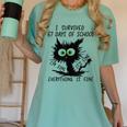 I Survived 67 Days Of School Teachers Students Humor Women's Comfort Colors T-Shirt Chalky Mint
