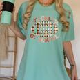 I Tackled 100 Days Of School Football Boys Girls Teachers Women's Comfort Colors T-Shirt Chalky Mint
