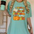 I Teach The Coolest Pumpkins In The Patch Teacher Halloween Women's Comfort Colors T-Shirt Chalky Mint I Teach The Coolest Pumpkins In The Patch Teacher Halloween Women's Comfort Colors T-Shirt Chalky Mint