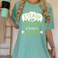 I Teach The Cutest Little Monsters Halloween Teacher Spooky Women's Comfort Colors T-Shirt Chalky Mint I Teach The Cutest Little Monsters Halloween Teacher Spooky Women's Comfort Colors T-Shirt Chalky Mint