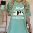 I Teach The Cutest Little Penguins Cute School Teacher Tee Women's Comfort Colors T-Shirt Chalky Mint I Teach The Cutest Little Penguins Cute School Teacher Tee Women's Comfort Colors T-Shirt Chalky Mint