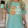 i Teach The Cutest Pumpkins In The Patch Teacher Halloween Women's Comfort Colors T-Shirt Chalky Mint i Teach The Cutest Pumpkins In The Patch Teacher Halloween Women's Comfort Colors T-Shirt Chalky Mint