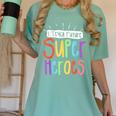 I Teach Future Superheroes Teacher Teaching Women's Comfort Colors T-Shirt Chalky Mint I Teach Future Superheroes Teacher Teaching Women's Comfort Colors T-Shirt Chalky Mint