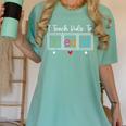 I Teach Kids To Read Reading Teacher Appreciation Women's Comfort Colors T-Shirt Chalky Mint