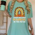 Teach Leopard Rainbow Cute Halloween Costume Teacher Women Women's Comfort Colors T-Shirt Chalky Mint Teach Leopard Rainbow Cute Halloween Costume Teacher Women Women's Comfort Colors T-Shirt Chalky Mint