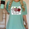 Teach Love Inspire Pre-k Teacher Apple Leopard Red Plain Women's Comfort Colors T-Shirt Chalky Mint Teach Love Inspire Pre-k Teacher Apple Leopard Red Plain Women's Comfort Colors T-Shirt Chalky Mint