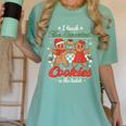 I Teach The Smartest Cookies In The Batch Teacher Christmas For Men Women Kids Women's Comfort Colors T-Shirt Chalky Mint