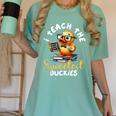 I Teach The Sweetest Duckies Teacher Rubber Duck Teaching Women's Comfort Colors T-Shirt Chalky Mint I Teach The Sweetest Duckies Teacher Rubber Duck Teaching Women's Comfort Colors T-Shirt Chalky Mint