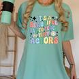 Teach Tiny Actors Theater Drama Teacher Drama Teaching Women's Comfort Colors T-Shirt Chalky Mint Teach Tiny Actors Theater Drama Teacher Drama Teaching Women's Comfort Colors T-Shirt Chalky Mint