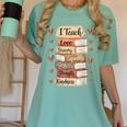 I Teach History Month Black Teacher Melanin Women's Comfort Colors T-Shirt Chalky Mint