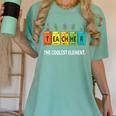 Teacher The Coolest Element Chemistry Periodic Table Science Women's Comfort Colors T-Shirt Chalky Mint Teacher The Coolest Element Chemistry Periodic Table Science Women's Comfort Colors T-Shirt Chalky Mint