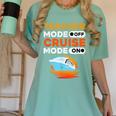 Teacher Cruise Shirt Cruise Mode Men Women Women's Comfort Colors T-Shirt Chalky Mint Teacher Cruise Shirt Cruise Mode Men Women Women's Comfort Colors T-Shirt Chalky Mint