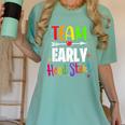 Teacher Early Childhood Education Preschool Head Start Crew Women's Comfort Colors T-Shirt Chalky Mint Teacher Early Childhood Education Preschool Head Start Crew Women's Comfort Colors T-Shirt Chalky Mint