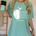 Teacher Empower Student Teacher Protest Supporter Red For Ed Women's Comfort Colors T-Shirt Chalky Mint Teacher Empower Student Teacher Protest Supporter Red For Ed Women's Comfort Colors T-Shirt Chalky Mint