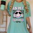 In My Teacher Era Groovy Tie Dye Back To School Cute Teacher Women's Comfort Colors T-Shirt Chalky Mint In My Teacher Era Groovy Tie Dye Back To School Cute Teacher Women's Comfort Colors T-Shirt Chalky Mint