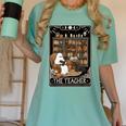 The Teacher Ghost Book Reading Books Lover Halloween Women's Comfort Colors T-Shirt Chalky Mint The Teacher Ghost Book Reading Books Lover Halloween Women's Comfort Colors T-Shirt Chalky Mint