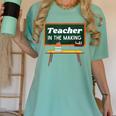Teacher In The Making Future Teacher Kids Back To School Women's Comfort Colors T-Shirt Chalky Mint Teacher In The Making Future Teacher Kids Back To School Women's Comfort Colors T-Shirt Chalky Mint