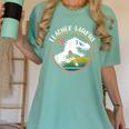 Teacher-Saurus Dinosaur Teacher Design T-Rex Design Women's Comfort Colors T-Shirt Chalky Mint Teacher-Saurus Dinosaur Teacher Design T-Rex Design Women's Comfort Colors T-Shirt Chalky Mint