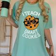 Teacher Shirt I Teach Smart Cookies Shirt Nerd Tee Women's Comfort Colors T-Shirt Chalky Mint Teacher Shirt I Teach Smart Cookies Shirt Nerd Tee Women's Comfort Colors T-Shirt Chalky Mint