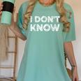 Teacher Shirts I Don't Know Idea For Teachers & Workers Adults - Small Short Sleeve Women's Comfort Colors T-Shirt Chalky Mint Teacher Shirts I Don't Know Idea For Teachers & Workers Adults - Small Short Sleeve Women's Comfort Colors T-Shirt Chalky Mint