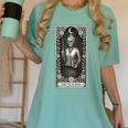 The Teacher Skeleton Tarot Card Women's Comfort Colors T-Shirt Chalky Mint The Teacher Skeleton Tarot Card Women's Comfort Colors T-Shirt Chalky Mint
